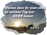 Bereit sein für Jesu Kommen