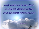 Notrufnummer Gottes: Psalm 50,15